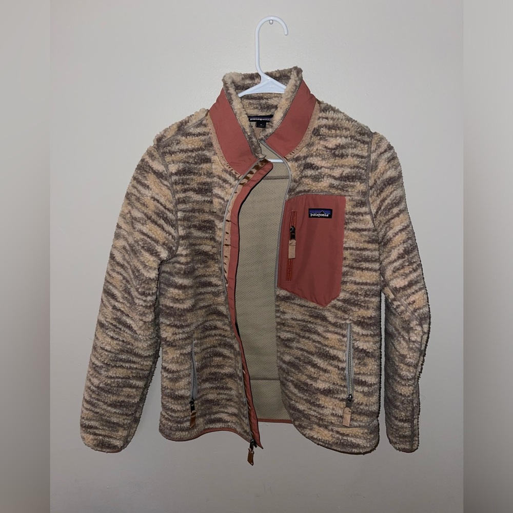 Patagonia Women's Classic Retro-X Jacket Space Dye M STY23074 Oatmeal